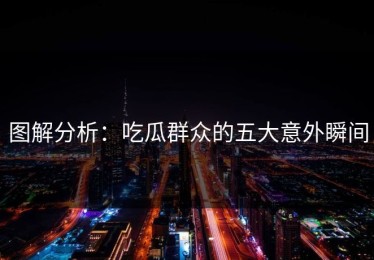 图解分析：吃瓜群众的五大意外瞬间