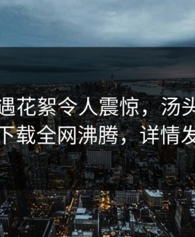 明星遭遇花絮令人震惊，汤头条轻量版下载全网沸腾，详情发现