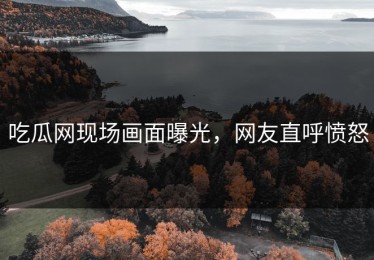 吃瓜网现场画面曝光，网友直呼愤怒