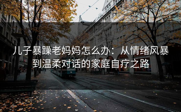 儿子暴躁老妈妈怎么办：从情绪风暴到温柔对话的家庭自疗之路
